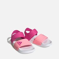 НАМАЛЕНИЕ!!! Детски сандали Adidas Adilette Sandals Pink/White H06445, снимка 3 - Детски сандали и чехли - 41543909