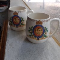 Лот от две английски колекционерски чаши порцелан, снимка 2 - Антикварни и старинни предмети - 41855835