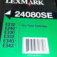 LEXMARK тонер касета 24080SE, снимка 1 - Принтери, копири, скенери - 42031409