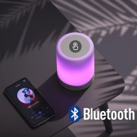 Нощна лампа с Bluetooth високоговорител Elecstars, снимка 4 - Bluetooth тонколони - 41962504