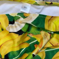 Нов бански комплект висока талия сет от две части  принт банан банани XL 2XL , снимка 2 - Бански костюми - 41338119