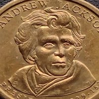 Възпоменателна монета 1 долар ANDREW JACKSON 7 президент на САЩ (1829-1837) за КОЛЕКЦИЯ 38025, снимка 5 - Нумизматика и бонистика - 40765452