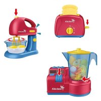 Детски Комплект Кухненски уреди със светлина и звук, снимка 3 - Играчки за стая - 42001363