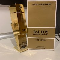Carolina Herrera  Bad Boy Gold Fantasy 100ml EDT Tester , снимка 1 - Мъжки парфюми - 38487204