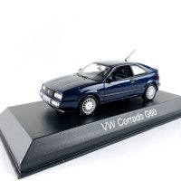 VW Corrado G60 1990 - мащаб 1:43 на NOREV модела е нов в PVC дисплей-кейс Volksvagen, снимка 1 - Колекции - 27491896