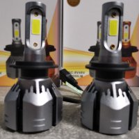 Автомобилни LED крушки Н7 и Н4, снимка 6 - Аксесоари и консумативи - 34113235