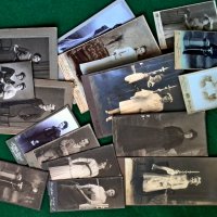Стари картонени семейни снимки, снимка 5 - Антикварни и старинни предмети - 34339093