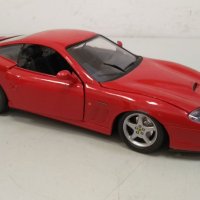 Метална количка Ferrari 550 Maranello Anson1:18, снимка 2 - Колекции - 34366683