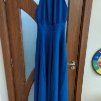 Уникална синя рокля , снимка 2 - Рокли - 39872170