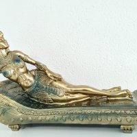 Фигура на Клеопатра, сувенир, декорация, подарък, украса легнала Клеопатра, снимка 1 - Статуетки - 35838006