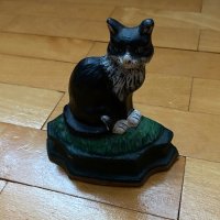 Метална статуетка Котка, снимка 1 - Колекции - 42344005