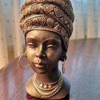 Красива африканка, нова., снимка 3 - Статуетки - 40443258