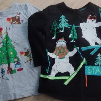 Коледни блузки 104, снимка 1 - Детски Блузи и туники - 41626995