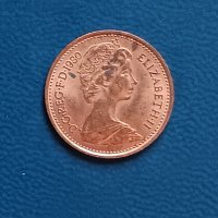 1/2 пени Великобритания 1980 , Кралица Елизабет II penny 1980 половин пени, снимка 3 - Нумизматика и бонистика - 44251677