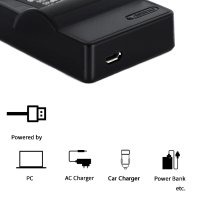 SLB-10A USB зарядно устройство за батерия на Samsung P800, PL50/SL/WB750, Камера и още, снимка 2 - Батерии, зарядни - 41816372