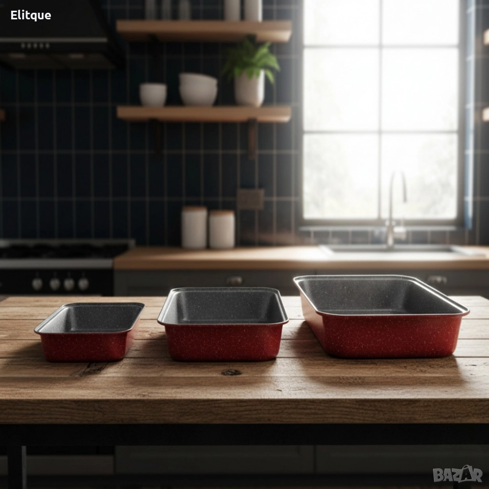 Мраморна тава – надеждно печене и лесно почистване за всяка кухня, снимка 1