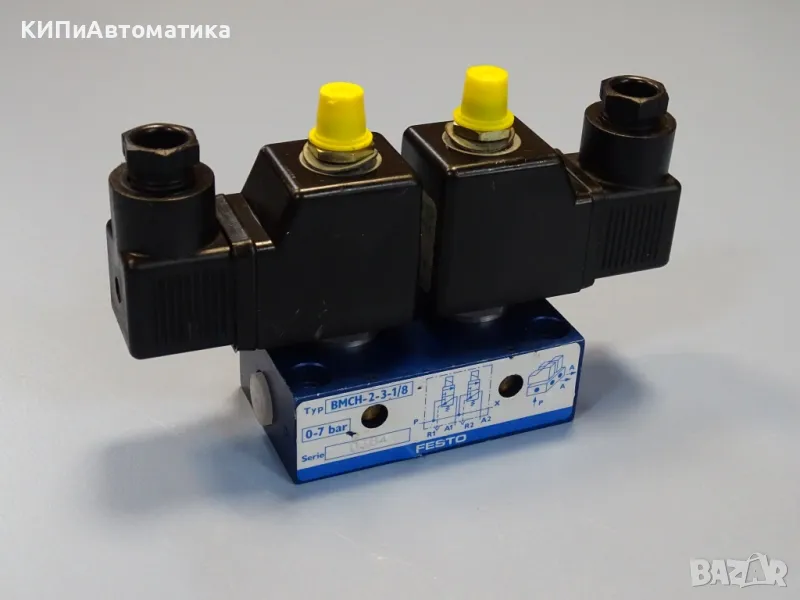 пневматичен вентил Festo BMCH-2-3-1/8 Solenoid Valve 0-7Bar 24VDC, снимка 1