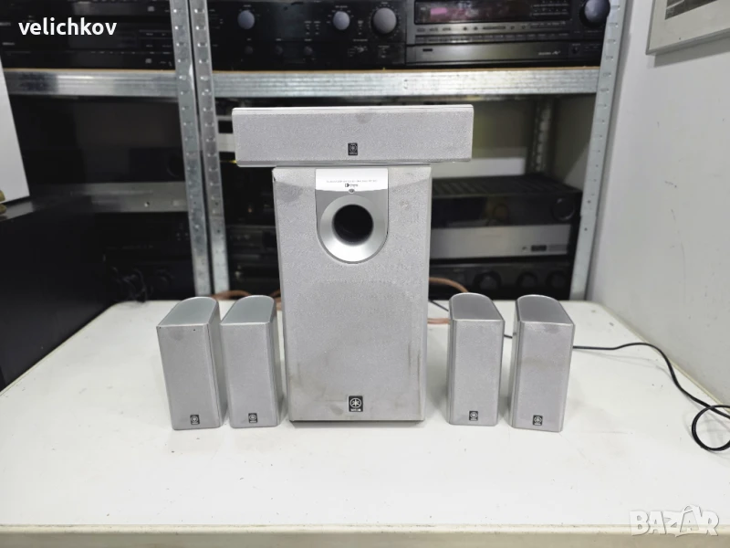 Буфер + Колонки Yamaha SW-P130 + NX-E130 – звук, който гърми! 🎵💥, снимка 1