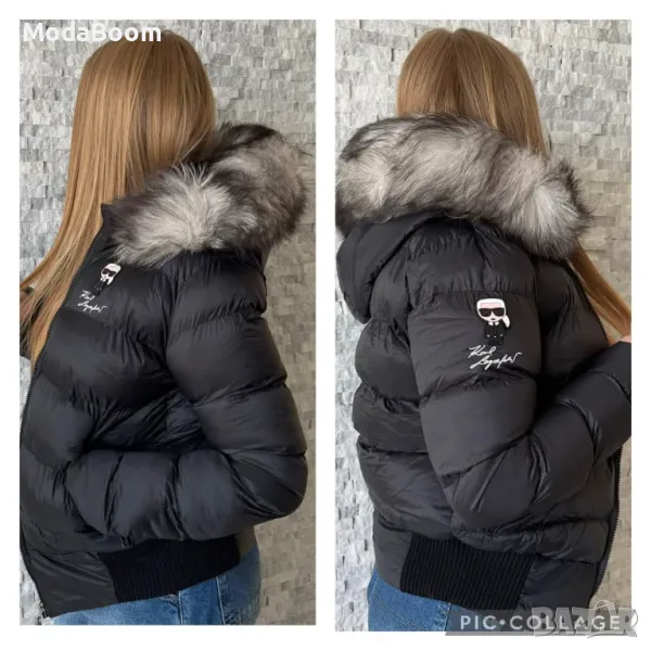 Karl Lagerfeld дамско късо зимно яке , снимка 1