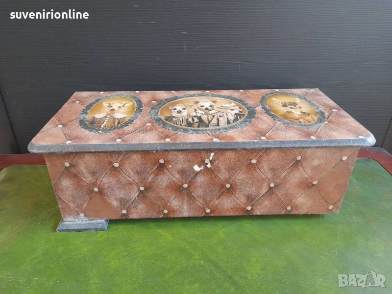 Стара дървена кутия , снимка 1