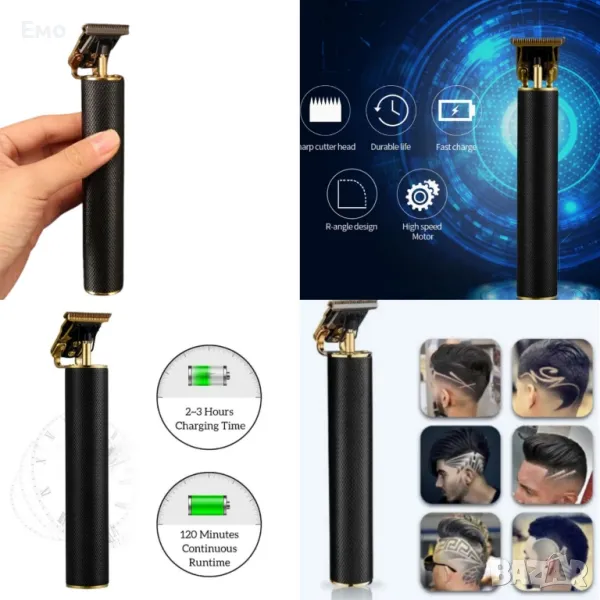 Професионален тример за коса - GWD GW-9789, снимка 1