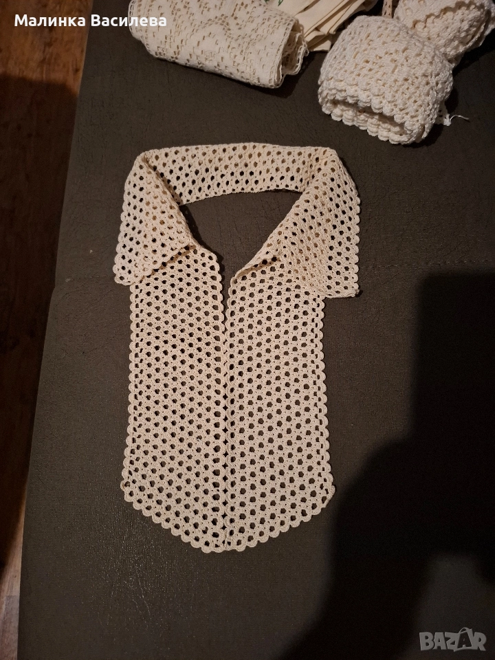 ръчно плетена яка, снимка 1