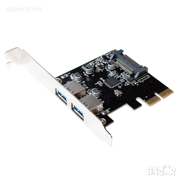 Интерфейсна карта 2xUSB3.1 port PC0080 LogiLink SS300803, снимка 1