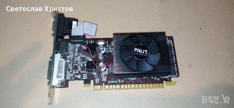 Продавам видео карта nVidia Palit GT610 2GB DDR3 64bit VGA DVI HDMI LP PCI-E, снимка 1