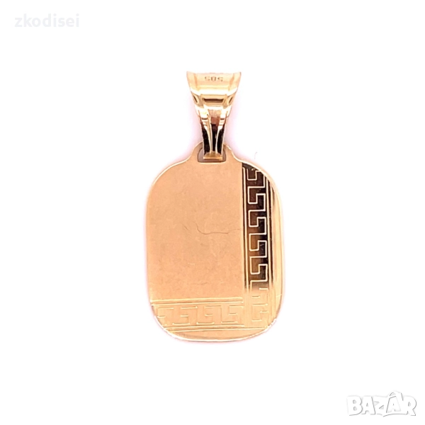 Златен медальон 2,31гр. 14кр. проба:585 модел:34206-4, снимка 1