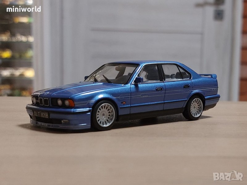 BMW Alpina B10 BiTurbo E34 5-Seria 1987 - мащаб 1:43 на Solido моделът е нов в PVC дисплей-кейс, снимка 1