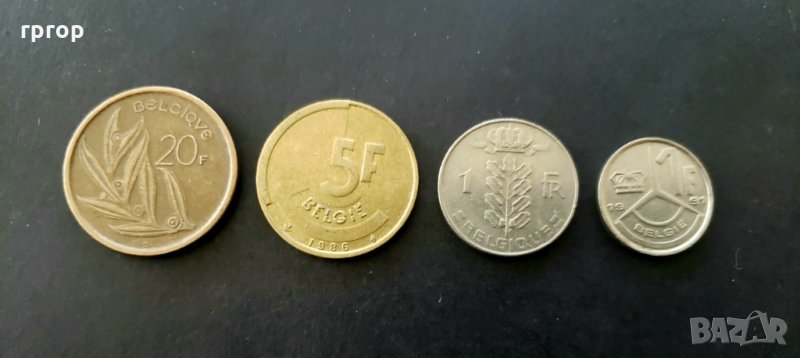 Монети..Белгия. Белгииски франк ., снимка 1