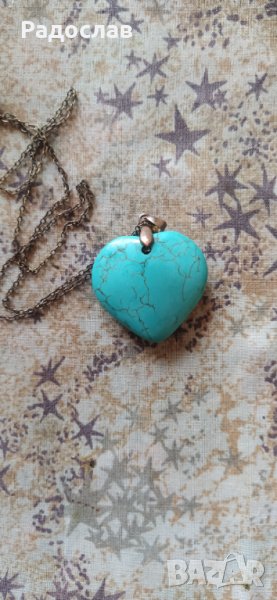колие с голям тюркоаз, снимка 1