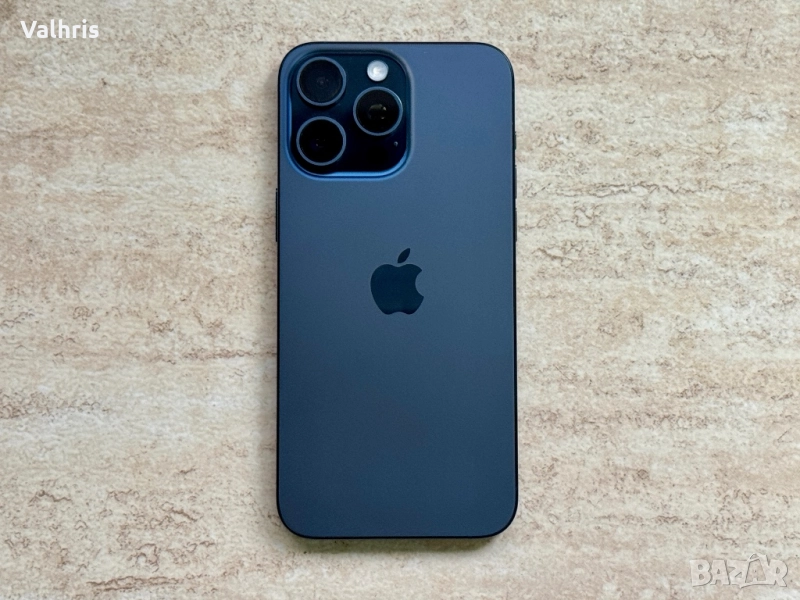 Apple iPhone 15 Pro MAX 256GB Blue Titanium 100% батерия, снимка 1