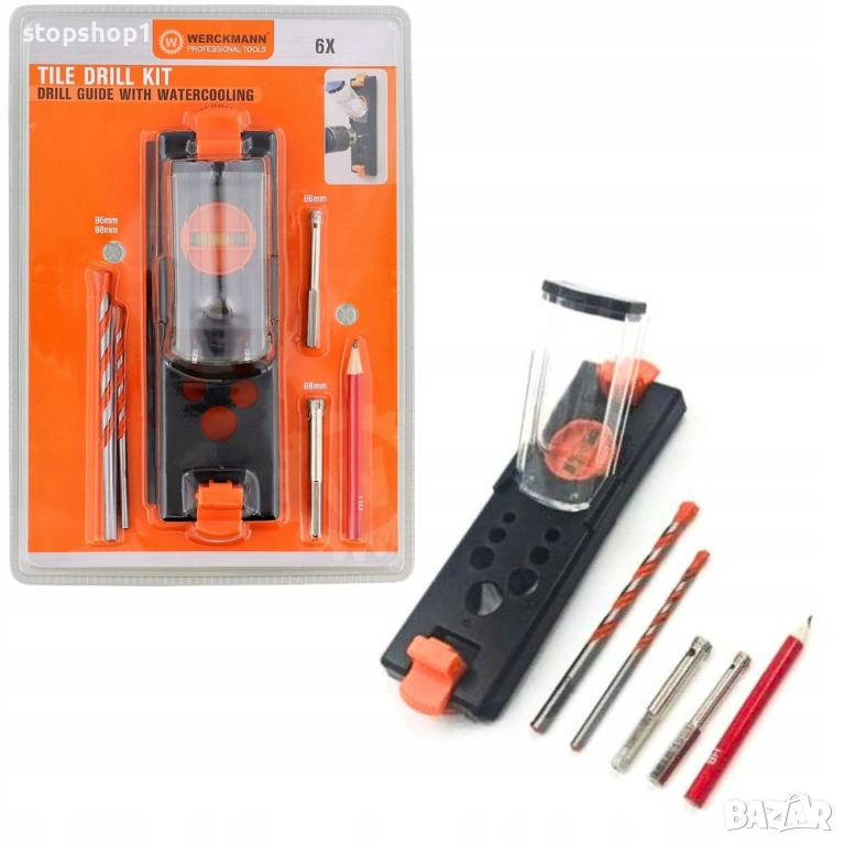 Комплект за пробиване на плочки- WERCKMANN, снимка 1
