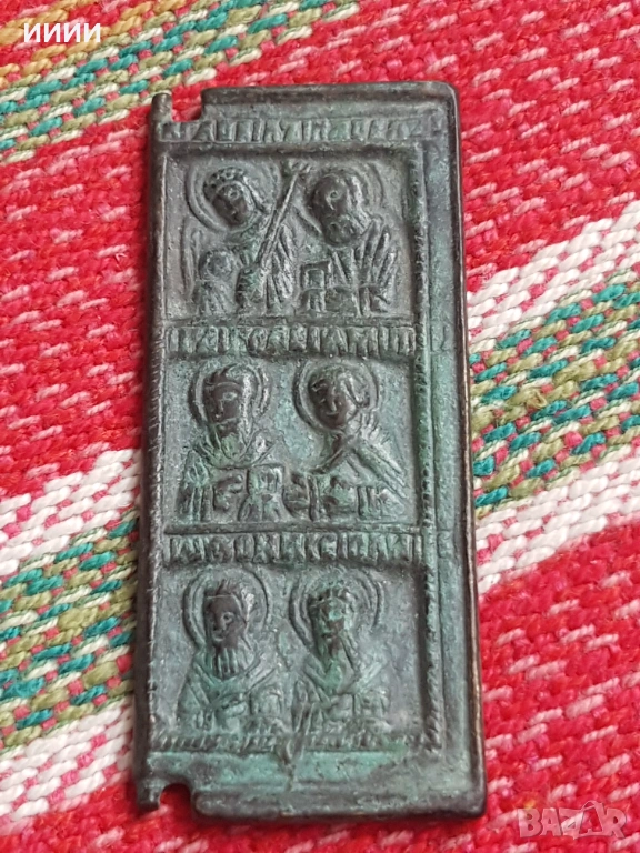Бронзова икона , снимка 1