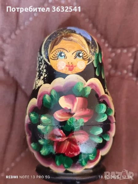 Продавам  матриошка от 5 кукли., снимка 1