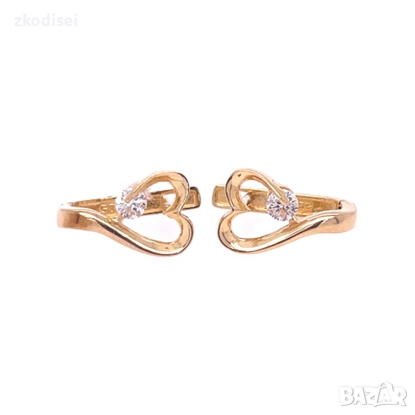 Златни обеци 2,62гр. 14кр. проба:585 модел:33177-2, снимка 1