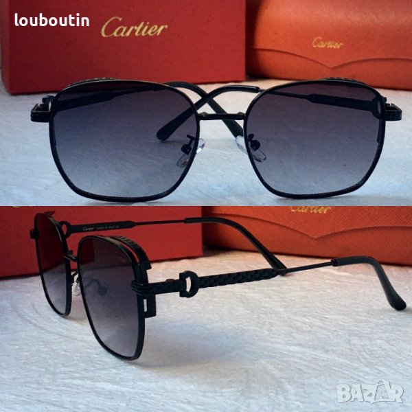 Cartier 2023 дамски слънчеви очила 4 цвята квадратни, снимка 1