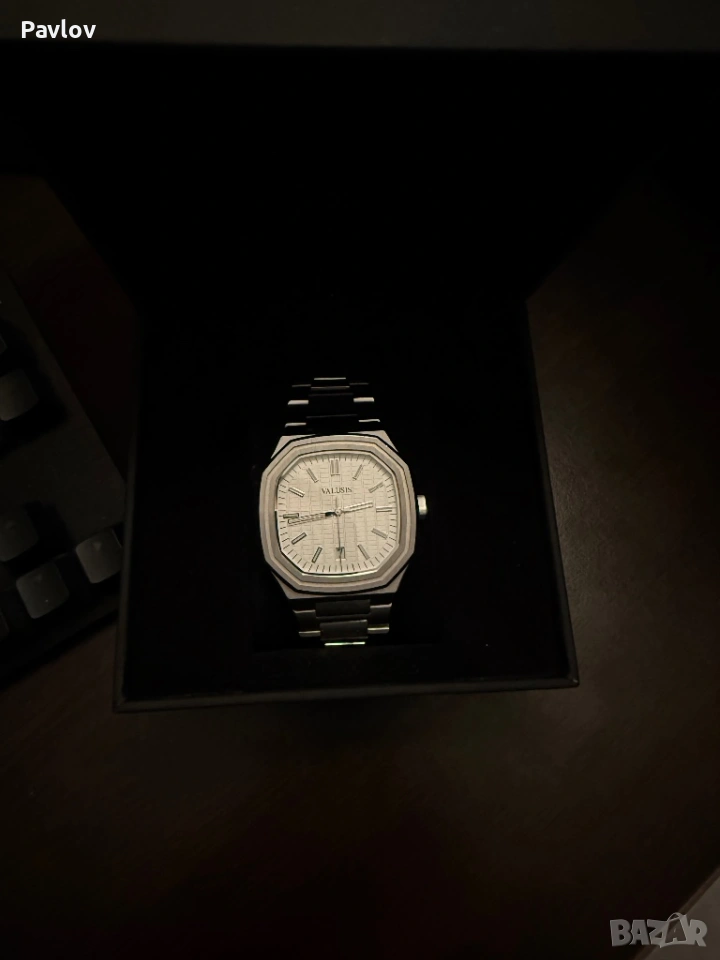 Елегантен мъжки часовник + подарък, снимка 1