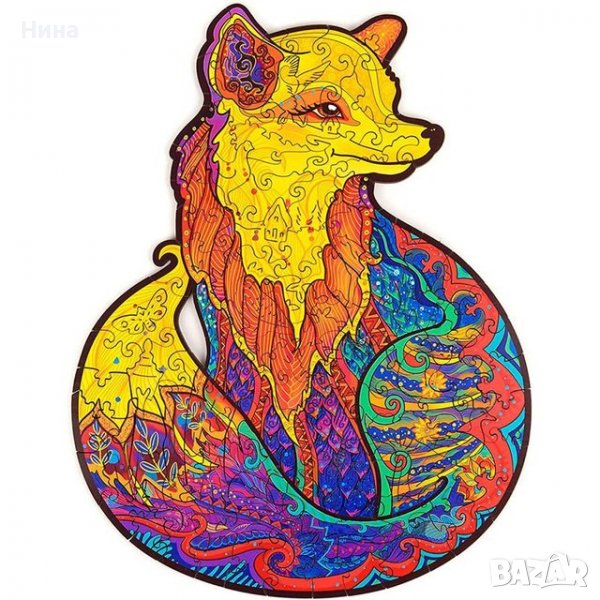 3D Монтесори пъзел Mysterious Fox , снимка 1