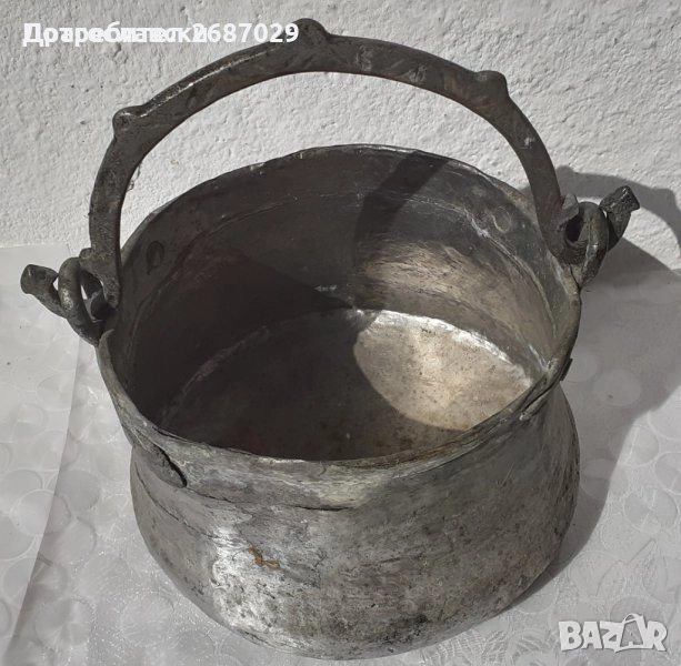 Различни бакъри и менци: Голям меден Бакър 25 см отвор 34 см дъно, снимка 1