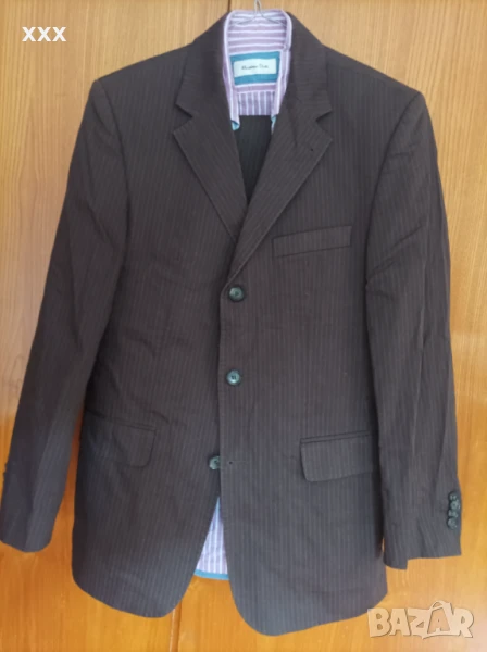 Мъжки костюм с подарък риза Massimo Dutti, снимка 1