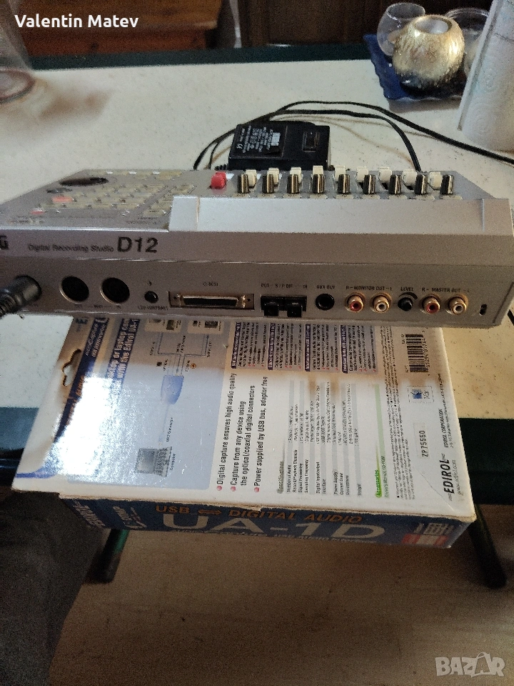 Korg D12 Digital Recording Studio +Egirol UA-1D, снимка 1