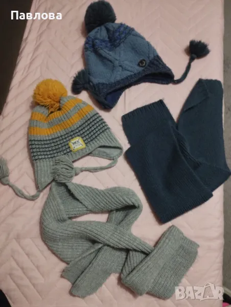 Сет шапки, шал и ръкавици, снимка 1