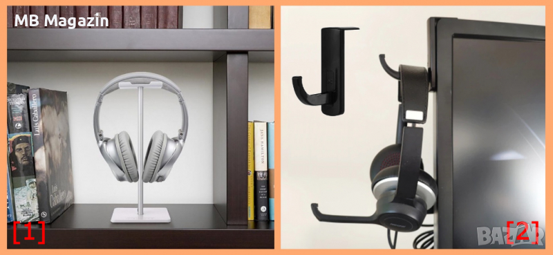 Стойка закачалка за слушалки, снимка 1