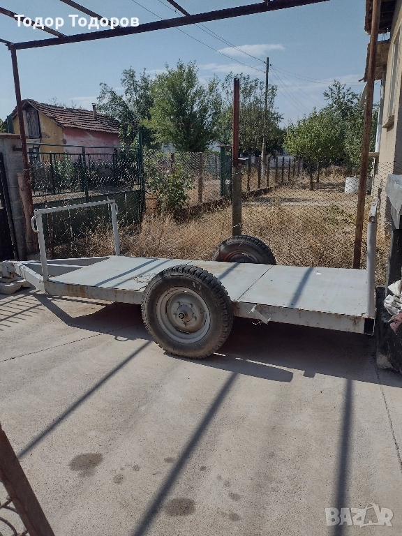 Платформа, ремарке за бали или кошери за малък китайски или японски трактор., снимка 1