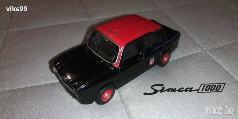Simca 1000 - Paris 1962 - Taxi AmerCOM, снимка 1