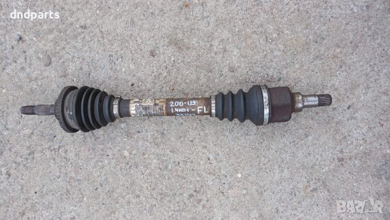 Полуоска Peugeot 206 1.4HDI 2003г.(предна лява)	, снимка 1