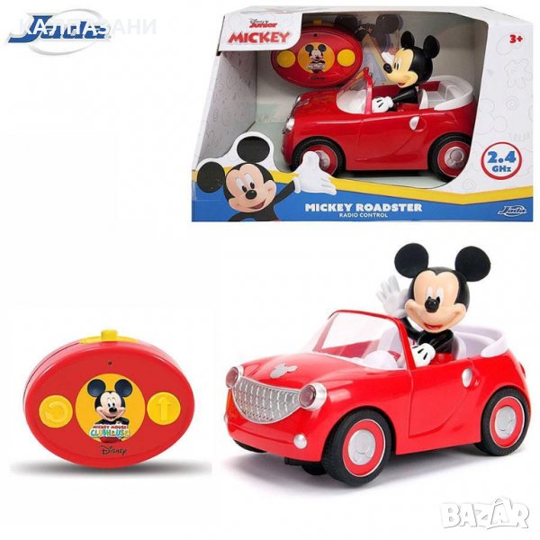 Jada Радиоуправляема кола Mickey Mouse Roadster 253074000, снимка 1