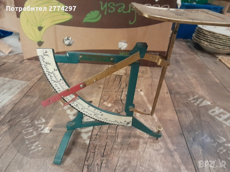 Винтидж кантарче за писма, снимка 1